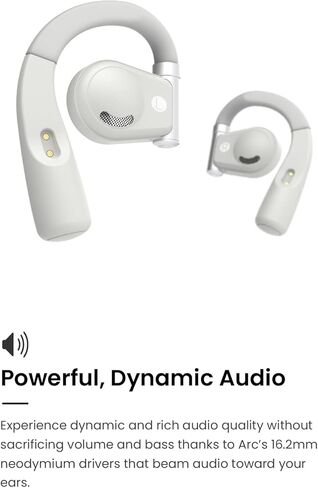 سماعات رأس لاسلكية حقيقية ARC مفتوحة الأذن مع أدوات تحكم باللمس، وعمر بطارية طويل الأمد، وتحكم باللمس، وصوت قوي للموسيقى، والبودكاست، والمزيد (أزرق) in Kuwait
