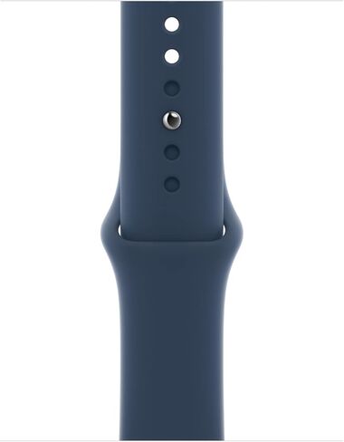 Apple Watch SE (GPS + Cellular, 40mm) - Silver Aluminum Case with Abyss Blue Sport Band (Renewed) in Saudi Arabia