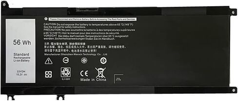 بطارية Civhomy بديلة 33YDH لـ 7778 7779 PVHT1 33YDH 15.2V 56Wh 33YDH PVHT1 DNCWSCB6106B 0PVHT1 81PF3 081PF3 P30E001 in Kuwait