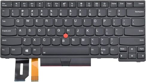 صن مول كيبورد بديل باضاءة خلفية متوافقة مع لابتوب لينوفو ثينك باد T480S T490 E480 E490 E495 وثينك باد L390 L380 L480 in Saudi Arabia