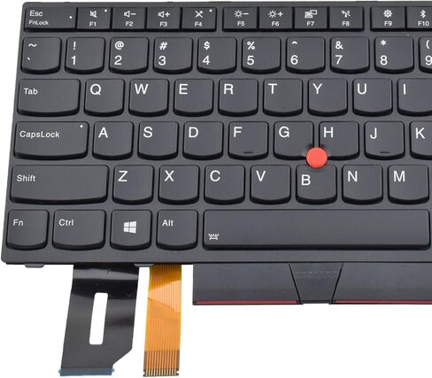 صن مول كيبورد بديل باضاءة خلفية متوافقة مع لابتوب لينوفو ثينك باد T480S T490 E480 E490 E495 وثينك باد L390 L380 L480 in Saudi Arabia