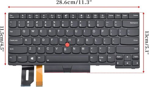 صن مول كيبورد بديل باضاءة خلفية متوافقة مع لابتوب لينوفو ثينك باد T480S T490 E480 E490 E495 وثينك باد L390 L380 L480 in Saudi Arabia