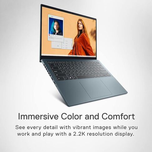 كمبيوتر محمول Dell Inspiron 14 Plus 7420 2023 الأحدث، شاشة 14 بوصة 2.2K، Intel Core i7-12700H (حتى 4.7 جيجا هرتز)، ذاكرة الوصول العشوائي DDR5 سعة 24 جيجابايت، 2 تيرابايت SSD، Intel Iris Xe Graphics، Wi-Fi 6، بلوتوث، Windows 11 Pro in Saudi Arabia
