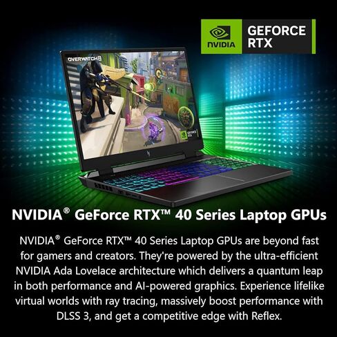 2023 Newest Acer Nitro 17 Gaming Laptop, 17.3" QHD 165Hz Display, AMD Ryzen 7-7840HS(8 cores), ‎NVIDIA GeForce RTX 4060, 16GB DDR5 RAM, 1TB SSD, ‎Wi-Fi 6E, Bluetooth, Backlit Keyboard, Windows 11 Home in Saudi Arabia