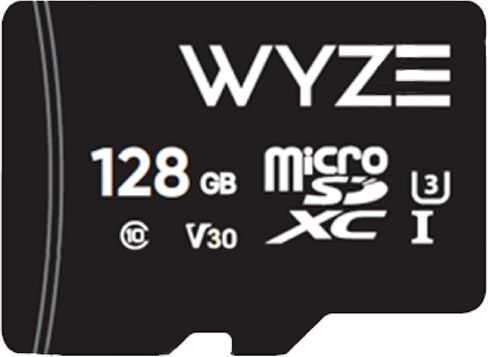 بطاقة تخزين قابلة للتوسيع سعة 32 جيجابايت من Wyze فئة MicroSDHC الفئة 10، أسود in Kuwait