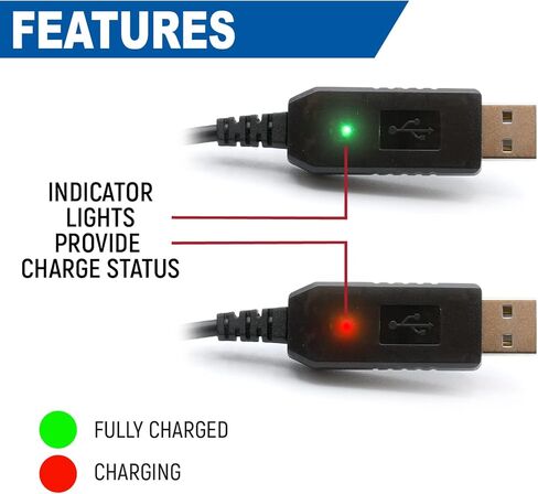 راجيد راديوز كابل شحن USB USB -BAT-RH للاستخدام مع بطارية V3 المحمولة باليد وبطارية XL. in Kuwait