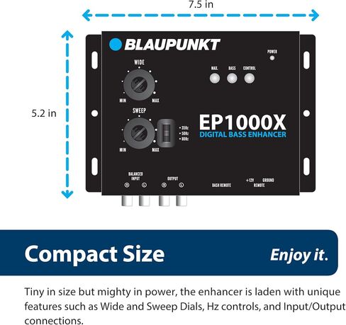 Blaupunkt EP1000X Digital Bass Enhancer Bass Note Restorer in Saudi Arabia