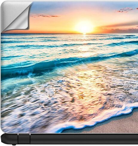 إيتساسكين 1 15 15.6 بوصة ملصق من الفينيل غطاء لاصق يناسب 13.3 بوصة 14 15.6 بوصة 15.6 بوصة 16 بوصة اتش بي لينوفو ابل ماك ديل كومباك ايسر - صن سيت اون بيتش in Kuwait