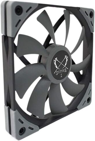 مروحية نحيفة 120 مم من Scythe Case ، PWM 300-1200RPM ، حافظة هادئة / مروحة تبريد وحدة المعالجة المركزية ، حزمة واحدة in Kuwait