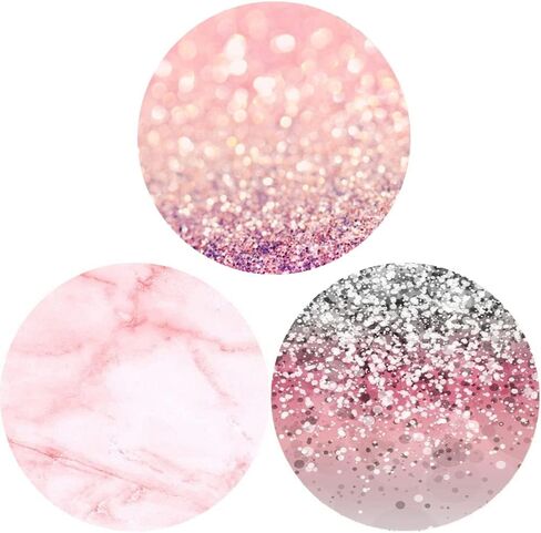 حامل عالمي للهاتف والكمبيوتر اللوحي - قلب رخامي ذهبي وردي وردي (3 عبوات) in Kuwait