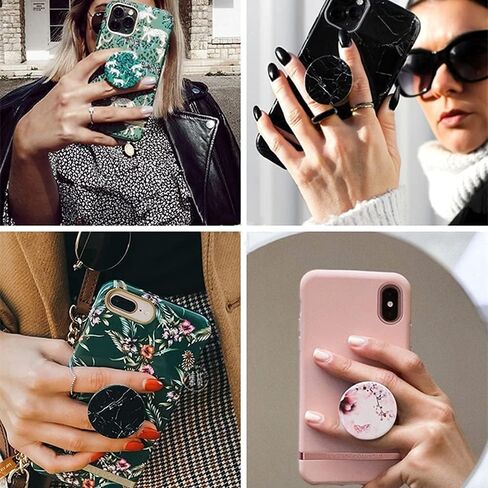 حامل عالمي للهاتف والكمبيوتر اللوحي - قلب رخامي ذهبي وردي وردي (3 عبوات) in Kuwait