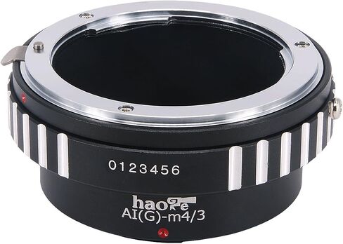محول تركيب العدسة اليدوي Haoge لعدسة تركيب Nikon Nikkor G/F/AI/AIS/D إلى كاميرا Olympus وPanasonic Micro Four Thirds MFT M4/3 M43 in Saudi Arabia