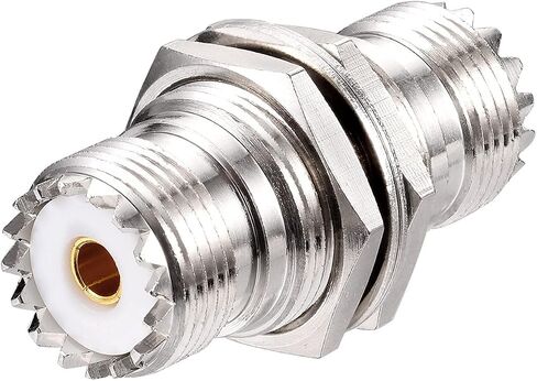 Superbat PL259 Coax Connectors 2-Pack UHF PL259 Male to Male Adapter PL259 Coupler for CB Ham Radio Antenna Dummy Load SWR Meter Cable in Kuwait