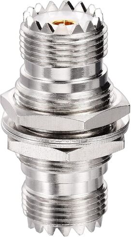 Superbat PL259 Coax Connectors 2-Pack UHF PL259 Male to Male Adapter PL259 Coupler for CB Ham Radio Antenna Dummy Load SWR Meter Cable in Kuwait