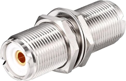 Superbat PL259 Coax Connectors 2-Pack UHF PL259 Male to Male Adapter PL259 Coupler for CB Ham Radio Antenna Dummy Load SWR Meter Cable in Kuwait