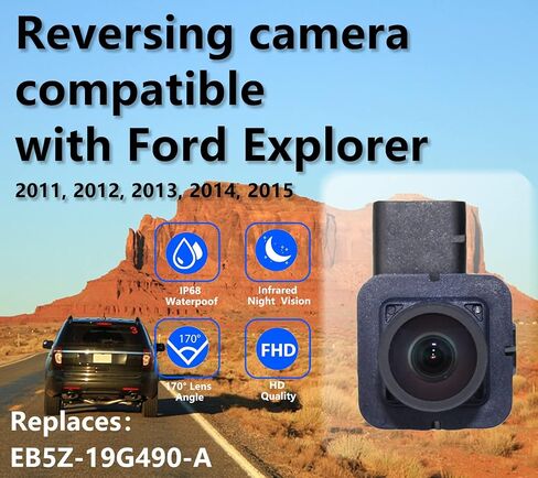 كاميرا احتياطية للرؤية الخلفية من LEVANLIGHT متوافقة مع Ford F150 2015 2016 2017 تحل محل FL3Z-19G490-D FL3Z-19G490-B in Kuwait
