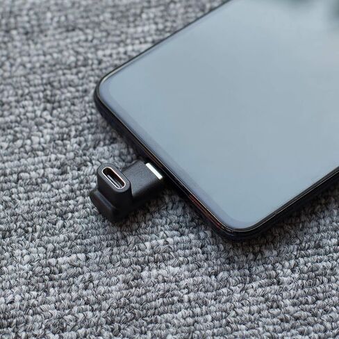 4 قطع محول USB C ، DanziX من النوع C ذكر إلى أنثى إلى أنثى إلى أنثى أنثى إلى أنثى ، محول تمديد بزاوية 90 درجة للكمبيوتر اللوحي والكمبيوتر المحمول in Kuwait