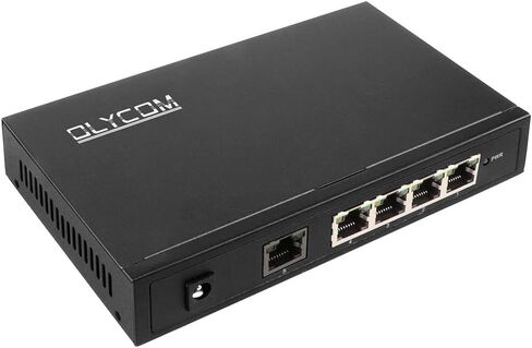 Network Switch 5 Port Gigabit Ethernet Switch Unmanaged Desktop Ethernet Splitter 10/100/1000M Metal Casing with Limited Lifetime Protection in Kuwait
