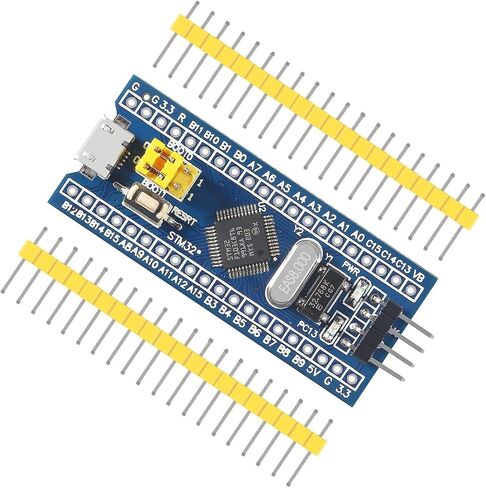 ALMOCN 2PCS STM32F103C8T6 ARM STM32 Minimum System Development Board STM32F103C8T6 Core Learning Board + 1PCS ST-Link V2 Emulator Downloader Programmer, Random Color in Saudi Arabia