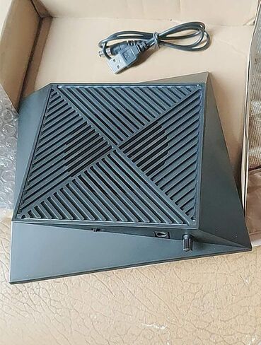 منصات التبريد لمروحة الكمبيوتر المحمول برودة AX86U PRO مروحة تبريد قوية قاعدة المبرد USB الطاقة فائقة الصمت ثلاثية الأبعاد قاعدة تبديد الحرارة in Kuwait