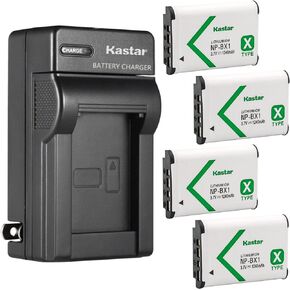 Kastar NP-BX1 AC Wall Battery Charger Replacement for Sony ZV-1 Vlogging Camera, ZV-1F Vlogging Camera, Sony ZV-1 II Digital Camera, Hasselblad Stellar Special Edition Digital Camera in Kuwait