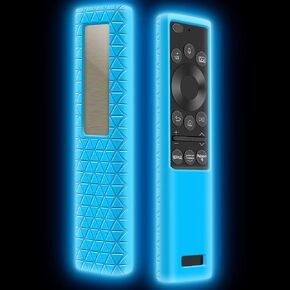 Silicone Case for Samsung BN59-01357A BN59-01363A BN59-01311B Remote, Anti Slip Back Cover for 2021 Samsung Solar Cell Remote Control, Protective Case for Samsung Smart TV Remote Sleeve Skin-Black