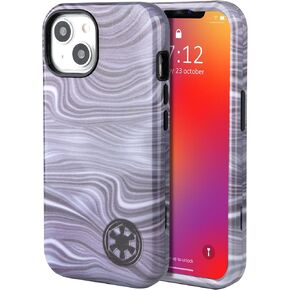 SupBo Phone Case Compatible with iPhone 13, Mandalorian Hunter Pattern Three Layer Heavy Duty Shockproof Protection Hard Plastic Bumper + Soft Silicone Rubber Protective Case (Mandalorian Symbol)