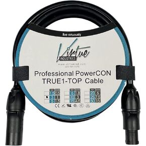 Virtue Industries | Neutrik Powercon TRUE1-TOP Extension Cable (25 Feet)