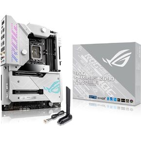 ASUS ROG Maximus Z690 Formula(WiFi 6E)LGA1700(Intel 12th Gen)ATX Water cooling gaming motherboard(PCIe 5.0,DDR5,20+1 power stages,LiveDash 2"OLED,5xM.2,2xThunderbolt 4,PCIe 5.0 Hyper M.2 Card bundled)