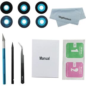 3pcs Original Back Camera Glass Lens Replacement for Samsung Galaxy Z Fold 4 with Adhesive Preinstalled and Phone Repair Tools Kit + Installation Manual in Kuwait