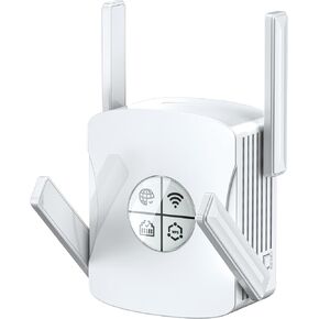 Fastest WiFi 6 Extender 1.8Gb/s Signal Booster, 2024 Release Dual Band Internet Repeater and Signal Amplifier for Home, 6X Faster Than Ever Before - 5GHz & 2.4GHz, w/Gigabit Ethernet Port, 1-Tap Setup in Kuwait