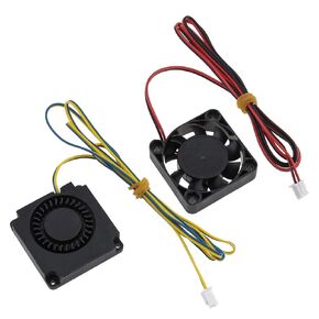 Pair of 4010 Heat Radiator Fans 40x40x10mm12VDC Extruder Hot End Fan & Turbo Fan with 2 Pins Connector Fit for 3D Printer Ender 3/Ender 3 Pro in Kuwait