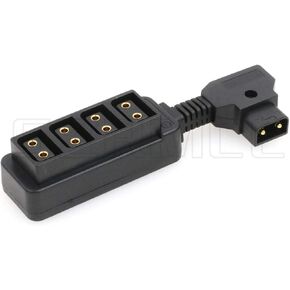 SZRMCC Ultrashort D-tap Male to 4 Port P-tap Hub Splitter Power Cable for ARRI RED Cameras accesories in Saudi Arabia