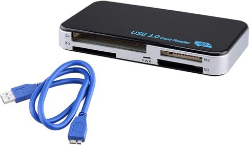 BOWONG All in One USB 3.0 Compact Flash Multifunctional Memory Card Reader Adapter for Micro SD XD CF M2 MS Super Speed in Kuwait