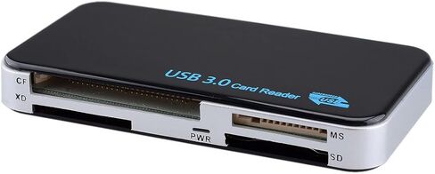 BOWONG All in One USB 3.0 Compact Flash Multifunctional Memory Card Reader Adapter for Micro SD XD CF M2 MS Super Speed in Kuwait