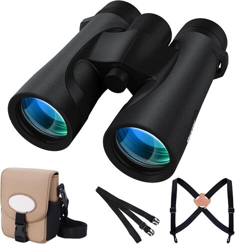 occer Waterproof Binoculars for Adults High Powered - 10x42 Binoculars with Crystal Clear View - Binocular with Long Range for Bird Watching Cruise Travel Boating Hunting Hiking in Kuwait