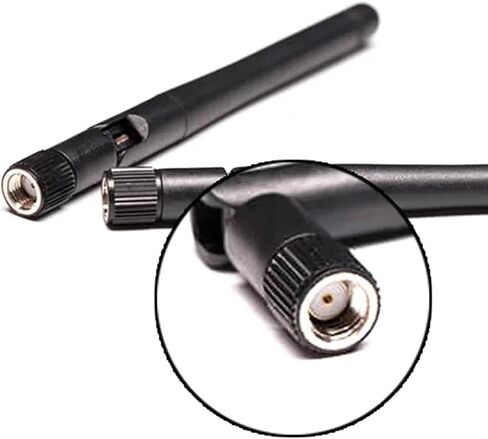 (2 Pack) BokhRa WiFi Antenna for Furrion Back Up RV Camera Dual Band 2.4GHz 5GHz MIMO Connection Allows Wireless Signals Black in Saudi Arabia