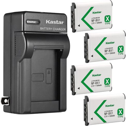 Kastar NP-BX1 AC Wall Battery Charger Replacement for Sony ZV-1 Vlogging Camera, ZV-1F Vlogging Camera, Sony ZV-1 II Digital Camera, Hasselblad Stellar Special Edition Digital Camera in Kuwait