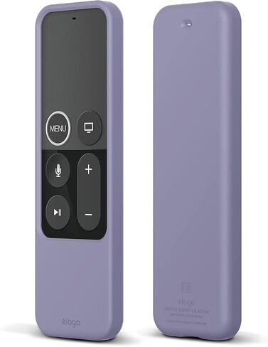 elago R2 Slim Case Compatible with Apple TV Siri Remote 1st Generation (Black) - Slim Design, Scratch-Free Silicone, Shock Absorption, Full Access in Saudi Arabia