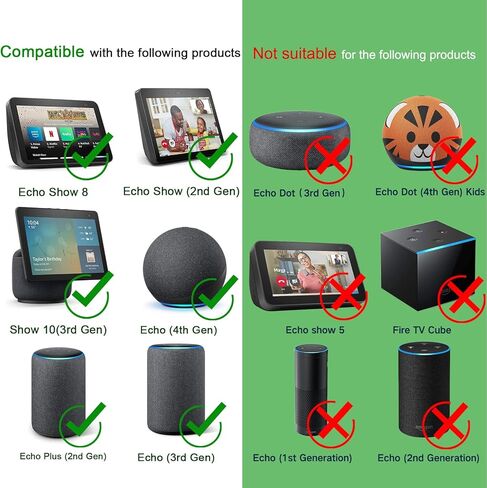 سلك طاقة بديل QFUP بقدرة 30 وات لجهاز Amazon Echo Show الجيل الثاني، Echo Plus الجيل الثاني، Show 8، Show 10 الجيل الثالث in Kuwait