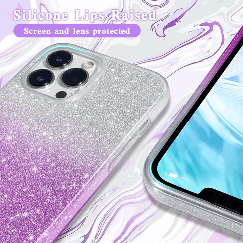 MATEPROX متوافق مع حافظة iPhone 13 Pro Bling Sparkle Cute Girls Women غطاء حماية لعيد الميلاد لهاتف iPhone 13 Pro 6.1" 2021 (أحمر) in Saudi Arabia