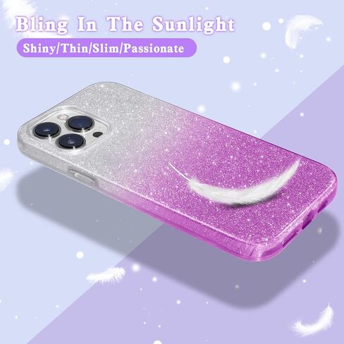 MATEPROX متوافق مع حافظة iPhone 13 Pro Bling Sparkle Cute Girls Women غطاء حماية لعيد الميلاد لهاتف iPhone 13 Pro 6.1" 2021 (أحمر) in Saudi Arabia
