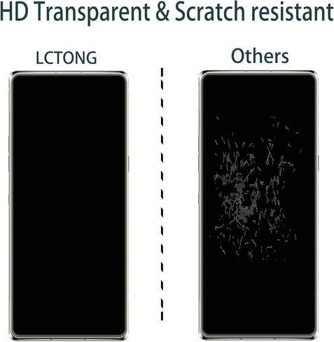 (2 حزمة) واقي شاشة LCTONG من الزجاج المقسى لهاتف LG Velvet، منحنى ثلاثي الأبعاد، صلابة 9H، مضاد للخدش. بصمات الأصابع فتح التغطية الكاملة واقي شاشة متوافق مع LG Velvet in Kuwait