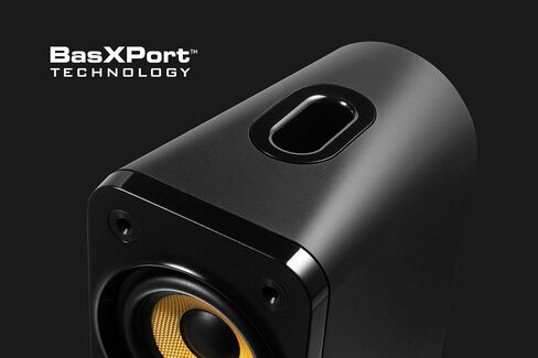 كريتيف نظام مكبر صوت للوسائط المتعددة T40 Series II 2.0 بتقنية باس اكس بورت من جيجا ووركس، اسود in Kuwait