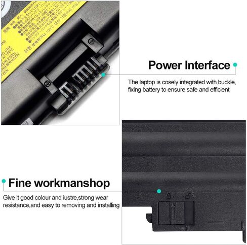 LQM® 10.8V 7800mAh جديد 40Y6797 بطارية الكمبيوتر المحمول لينوفو IBM ثينك باد T60 R60 R500 W500 T500 SL300 SL400 SL500 40Y6795 42T4619 42T4620 92P1133 in Kuwait