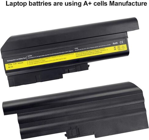 LQM® 10.8V 7800mAh جديد 40Y6797 بطارية الكمبيوتر المحمول لينوفو IBM ثينك باد T60 R60 R500 W500 T500 SL300 SL400 SL500 40Y6795 42T4619 42T4620 92P1133 in Kuwait