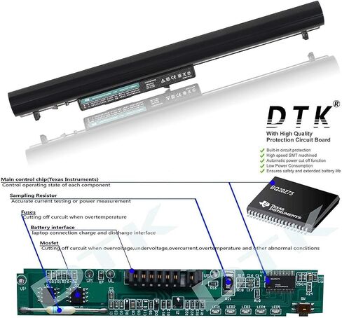 DTK 776622-001 728460-001 LA04 بطارية كمبيوتر محمول ل HP 350 G1 350 G2 15-F272WM دفتر 14.8V 2600mAh in Saudi Arabia
