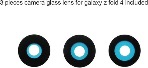 3pcs Original Back Camera Glass Lens Replacement for Samsung Galaxy Z Fold 4 with Adhesive Preinstalled and Phone Repair Tools Kit + Installation Manual in Kuwait