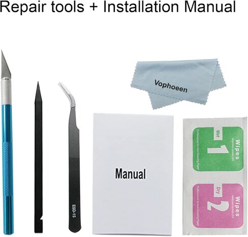 3pcs Original Back Camera Glass Lens Replacement for Samsung Galaxy Z Fold 4 with Adhesive Preinstalled and Phone Repair Tools Kit + Installation Manual in Kuwait