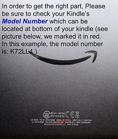 فون صن منفذ شحن USB بديل لـ 2020 امازون Kindle Fire HD8 K72LL3 / HD8 بلس K72LL4 (الجيل العاشر) (عبوة من قطعتين) in Saudi Arabia